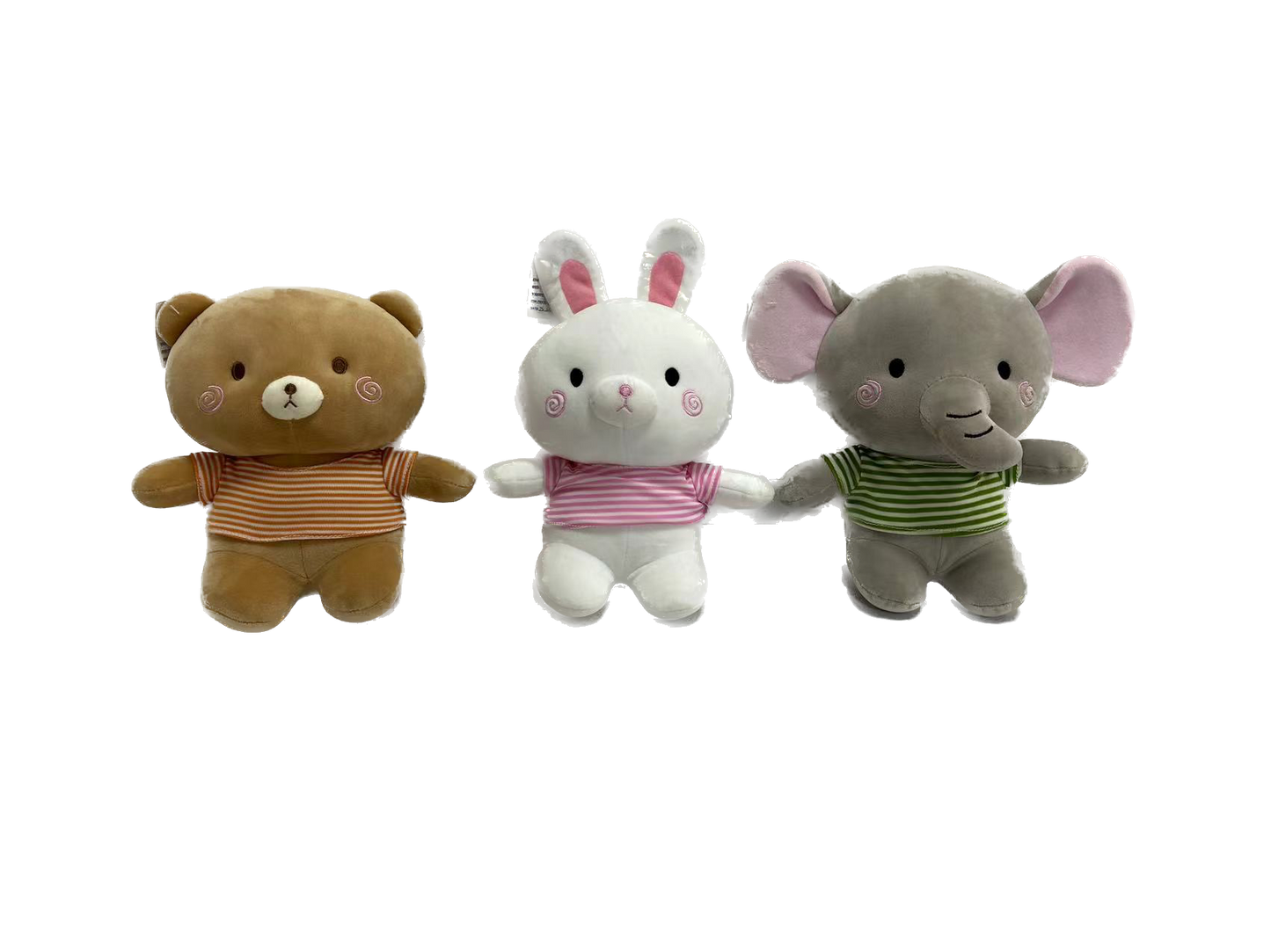 Squishy Animals with T-shirt in 25cm