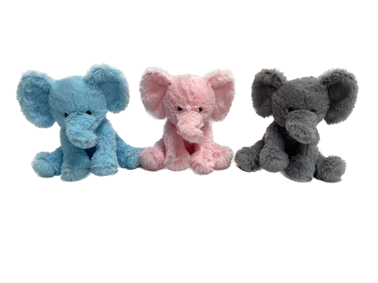 Sitting Elephant 3 assorted in 25cm