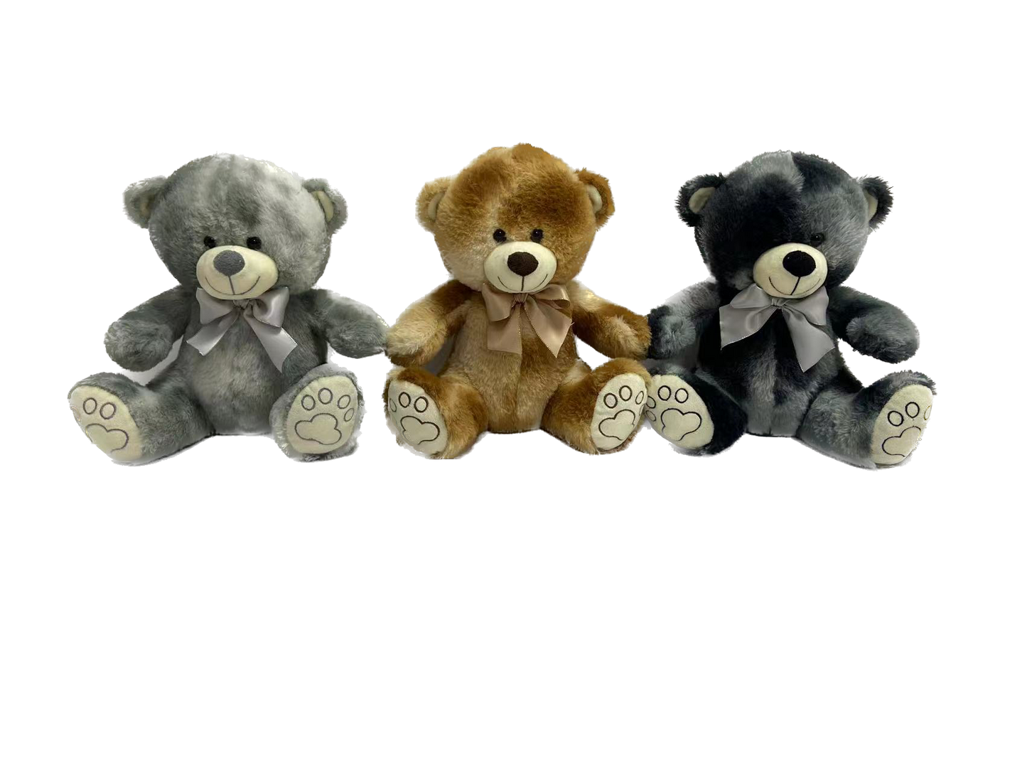 Tie Dye Sitting Bear 3 assorted in 27cm