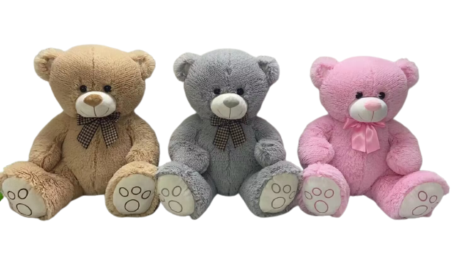 Sitting Bears in 3 assorted