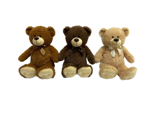 54cm Floppy Bears in 3 assorted colour