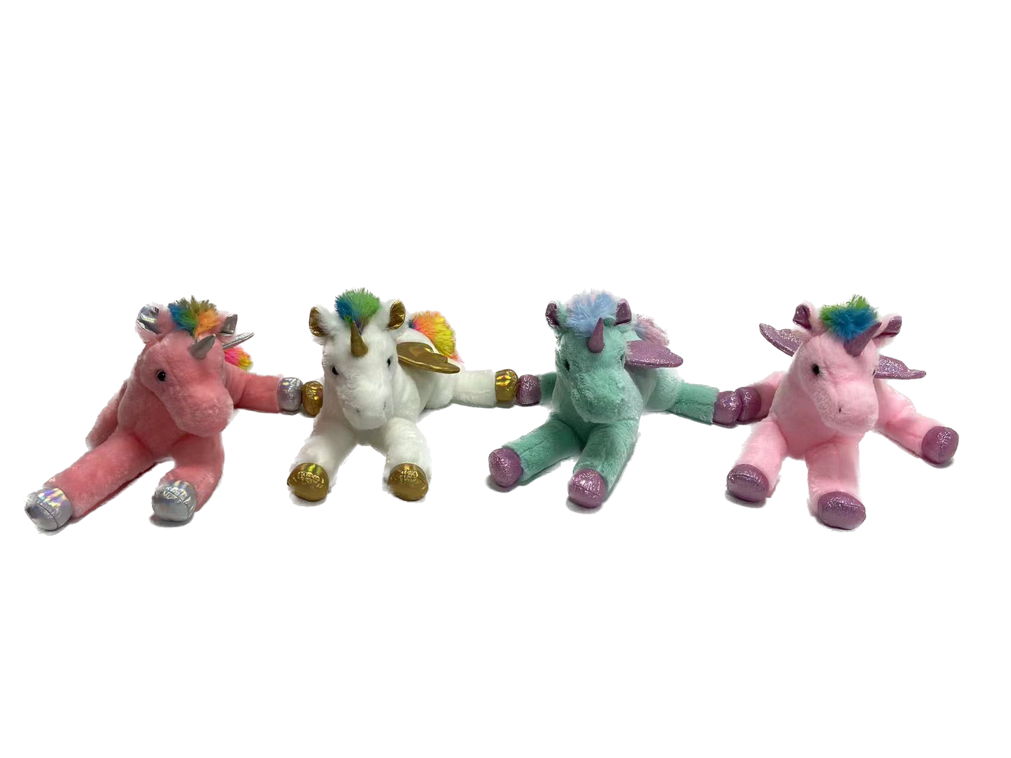 Floppy Pegasus in 4 assorted in 38cm